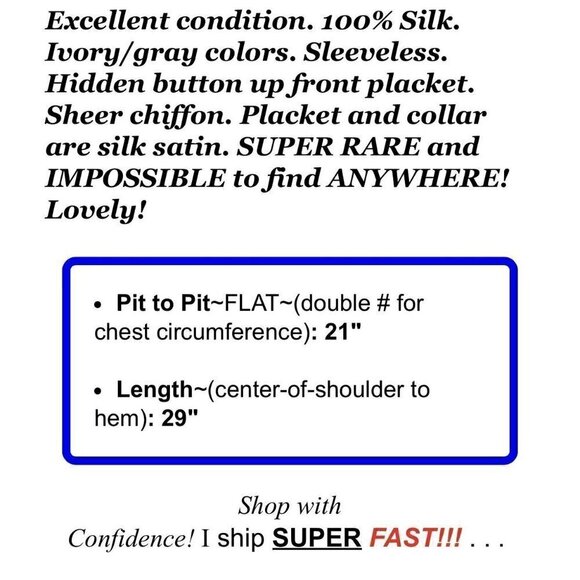 Eileen Fisher Sz XS 100% SILK Chiffon Ombre Asymmetrical Long Tunic Top Blouse - Picture 11 of 11